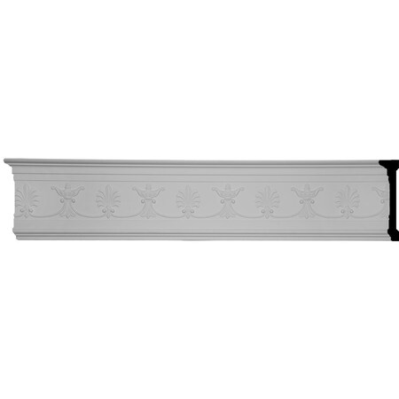 Ekena Millwork 7 1/2"H x 1 3/4"P x 94 1/2"L, (7 1/2" Repeat), Emeryville Chair Rail CHA07X01ER